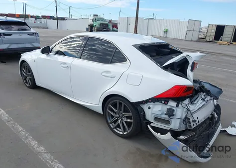 2018 Lexus Is 300 z USA, uszkodzony, nr VIN JTHBA1D26J5065333